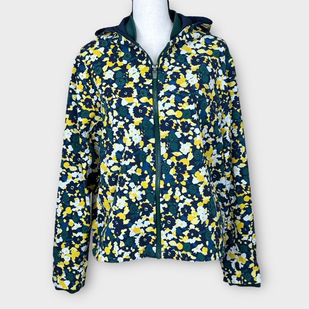 Outdoor Voices RecTrek Mineral Bloom Full Zip Hooded Jacket Athletic Womens S‎